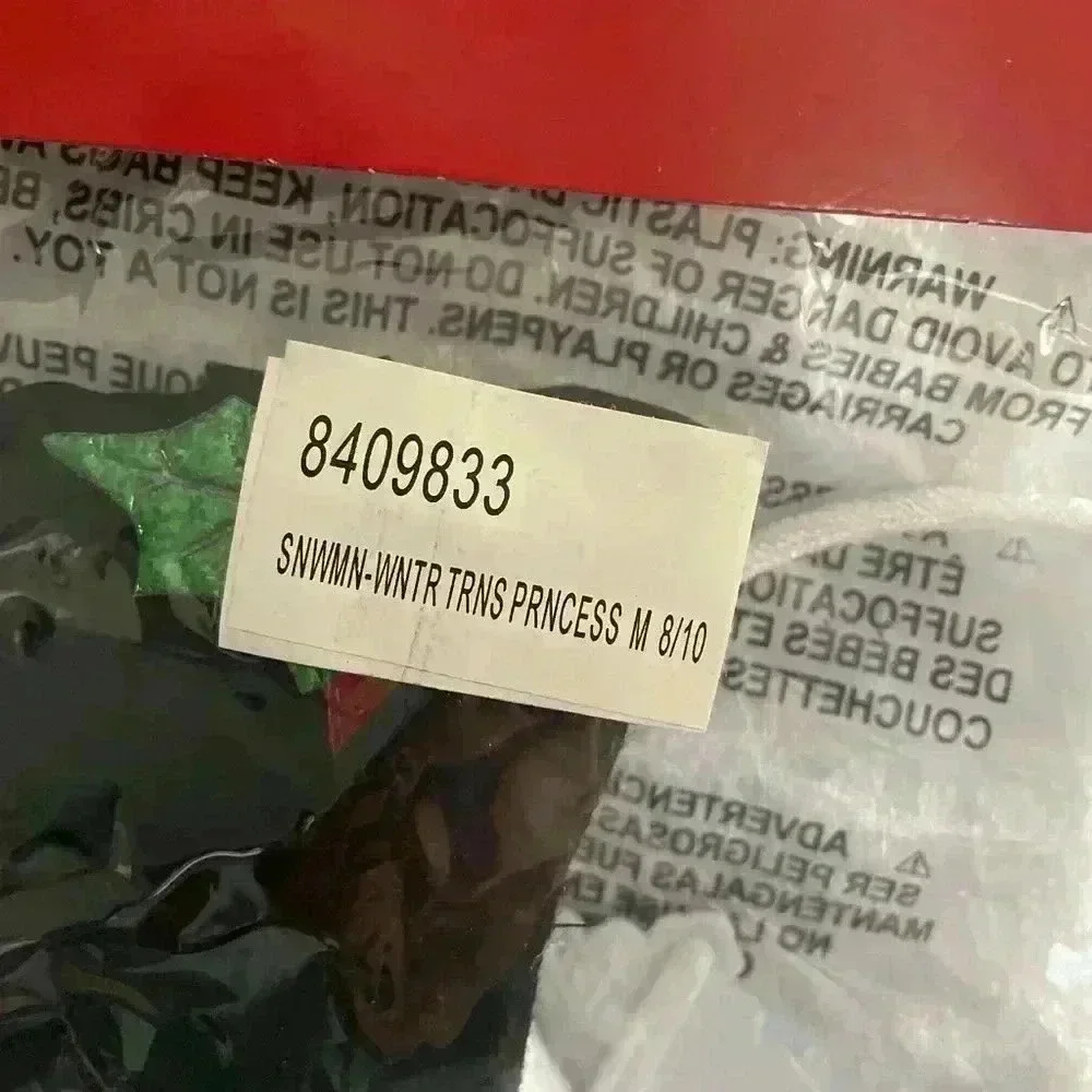 NWT SNOWMAN WINTER PRINCESS 
TRANSFORMING COSTUME M 8/10 NEW - Picture 13 of 13